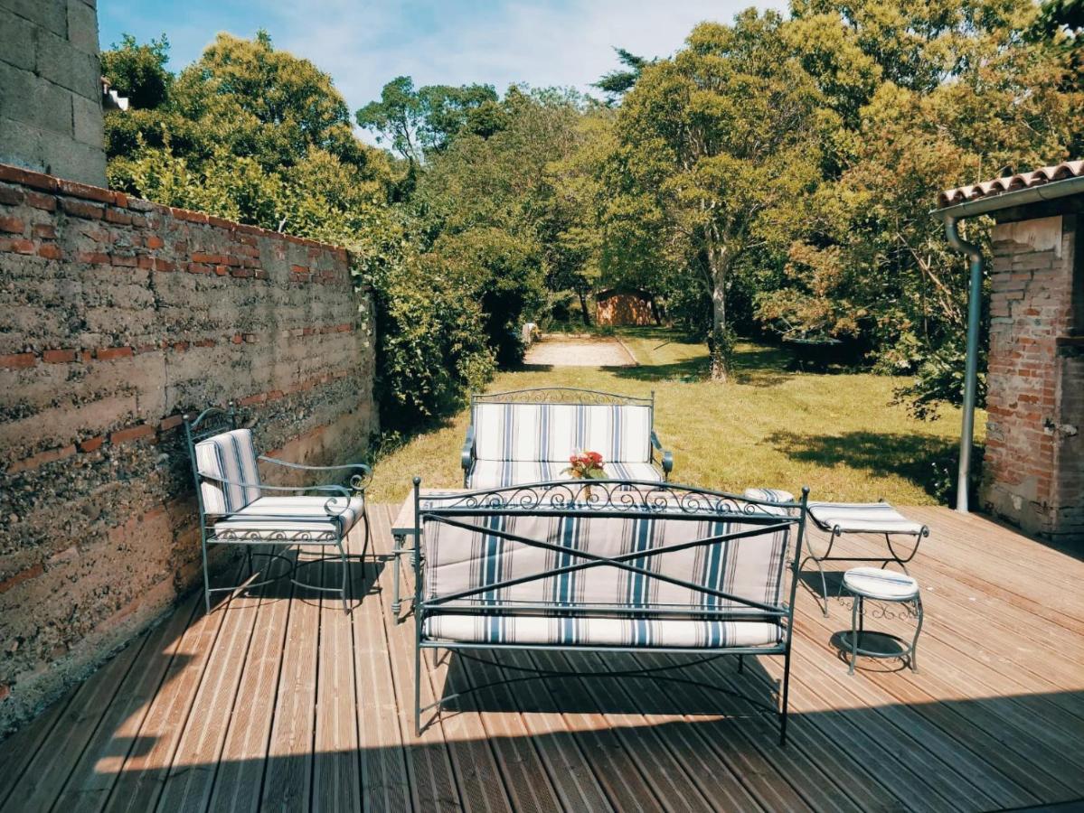Maison Jardin Petanque, Meett, Airbus, Aeroport, Golf Beauzelle 외부 사진
